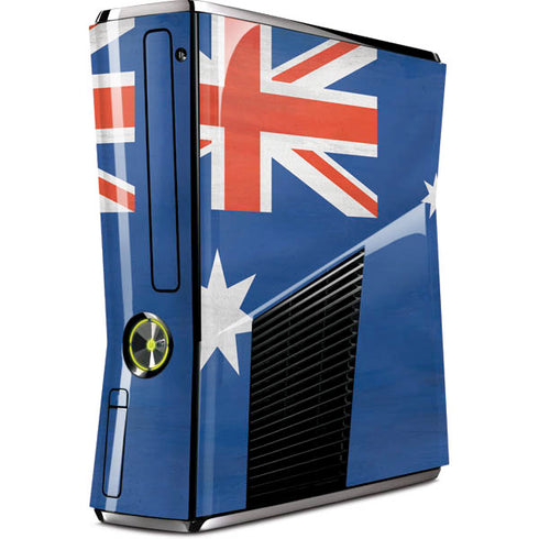 Australia Flag Distressed Xbox 360 Slim (2010) Skin